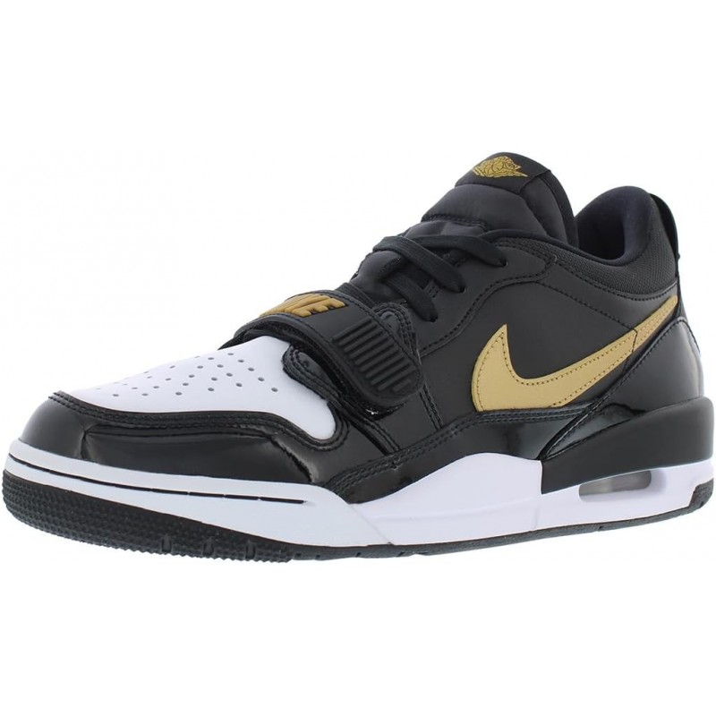 Jordan Legacy 312 Low pour homme Noir/Or métallique-Blanc (CD7069 071)