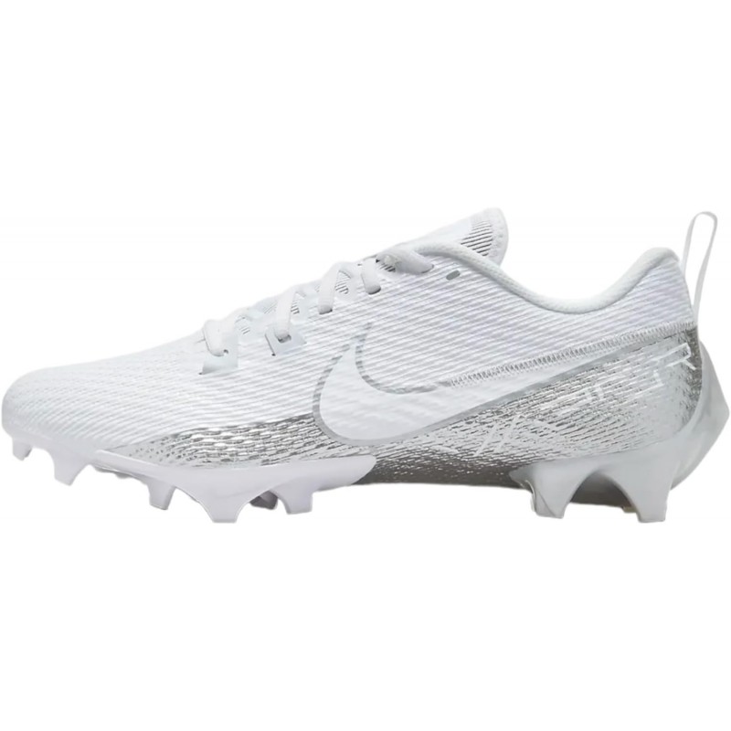 Chaussures de football Nike Vapor Edge Speed 360 2 pour homme (DA5455-102, blanc/blanc/platine pur/argent métallique)