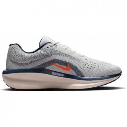 Chaussures de course sur route Nike Winflo 11 pour homme (FJ9509-103, Voile/Bleu tonnerre/Minerai de fer clair/Orange total)