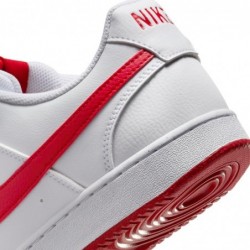 Chaussures Nike Court Vision Low Next Nature pour homme (HF1744-101, blanc/rouge université)