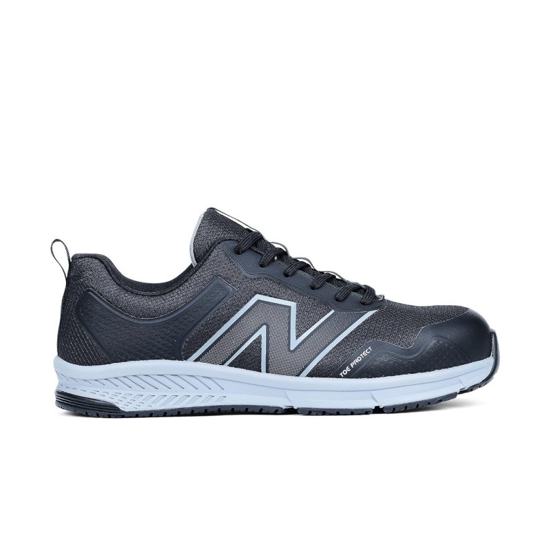 Chaussures industrielles Evolve à embout en aluminium pour hommes de New Balance, noir/gris