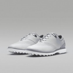 Chaussures de golf pour hommes Jordan ADG 4 pour adultes DM0103-010 (gris loup/blanc-S)