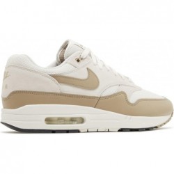 Chaussures Nike Air Max 1 Essential pour homme (FZ5808-001, blanc/platine pur/noir/or université)