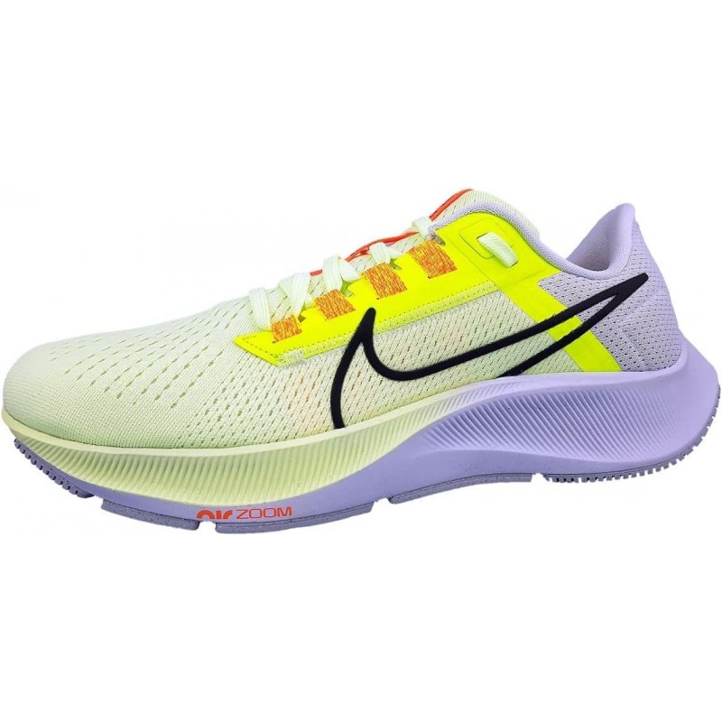 Chaussure de course Nike Air Zoom Pegasus 38 pour homme, Volt/Noir