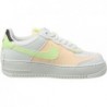 Chaussure de basket-ball Nike Air Force 1 Mid '07 Leather pour femme, blanche 366731-100