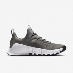 Chaussures d'entraînement Nike Free Metcon 6 pour homme (FJ7127-002, étain plat/anthracite/blanc sommet/blanc)