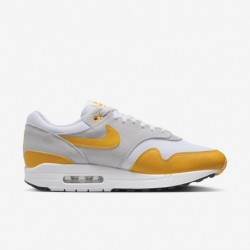 Chaussures Nike Air Max 1 Essential pour homme (FZ5808-100, blanc/platine pur/noir/or université)