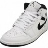 Jordan 1 Mid pour homme Blanc/Noir-Blanc-Noir (DQ8426 132)