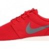 Nike Roshe Run Rosherun Rouge Gris Voile Hommes Sportwear Chaussures De Course 511881-601