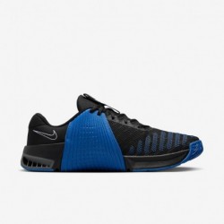 Chaussures d'entraînement Nike Metcon 9 (Team) pour homme (FD5431-007, noir/bleu signal/gris fumée/blanc)