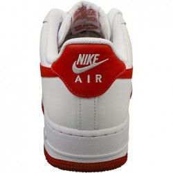 Chaussures Nike Air Force 1 '07 pour homme (FJ4146-106, blanc/blanc/rouge dragon)