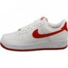 Chaussures Nike Air Force 1 '07 pour homme (FJ4146-106, blanc/blanc/rouge dragon)