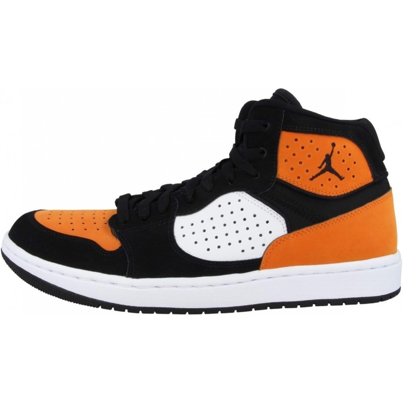 Nike Air Jordan Access Baskets de basket-ball pour hommes AR3762 Chaussures de sport (étoile de mer noire et blanche 008)