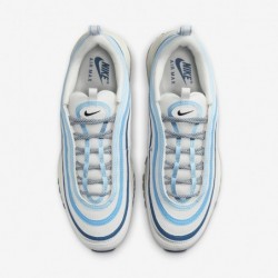 Chaussures Nike Air Max 97 pour homme (FN6957-100, blanc sommet/bleu court/bleu photo clair/noir)