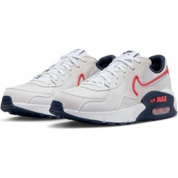 Chaussures Nike Air Max Excee pour Homme (DZ0795-013, Poussière de photons/Obsidienne foncée/Blanc/Rouge piste)