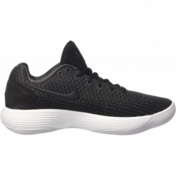 Nike Hyperdunk 2017 Low Baskets de basket-ball pour hommes 897663 Chaussures de sport (noir métallisé argent 001)