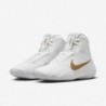 Chaussures de lutte Nike Tawa pour hommes (CI2952-171, blanc/blanc/blanc/or métallique)