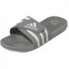 Sandales à enfiler unisexes adidas Adissage, gris/blanc/gris