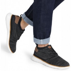 Baskets mode en tissu maillé pour hommes Bruno Marc Oxfords décontractés Chaussures de marche polyvalentes légères et respirante