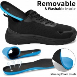 Chaussures à bout large pour hommes - Chaussures de marche extra larges confortables pour la course à pied, le tennis, le joggin