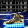 IGxx LED Light Up Shoes Light pour hommes Baskets montantes à LED Chaussures de recharge USB Femmes Chaussures clignotantes lumi