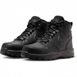 Nike Manoa LTR pour garçon (Big Kid) Noir/Noir/Noir 4 Big Kid M