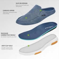 Chaussures de marche orthopédiques OrthoComfoot pour hommes avec soutien de la voûte plantaire : pantoufles décontractées pour f