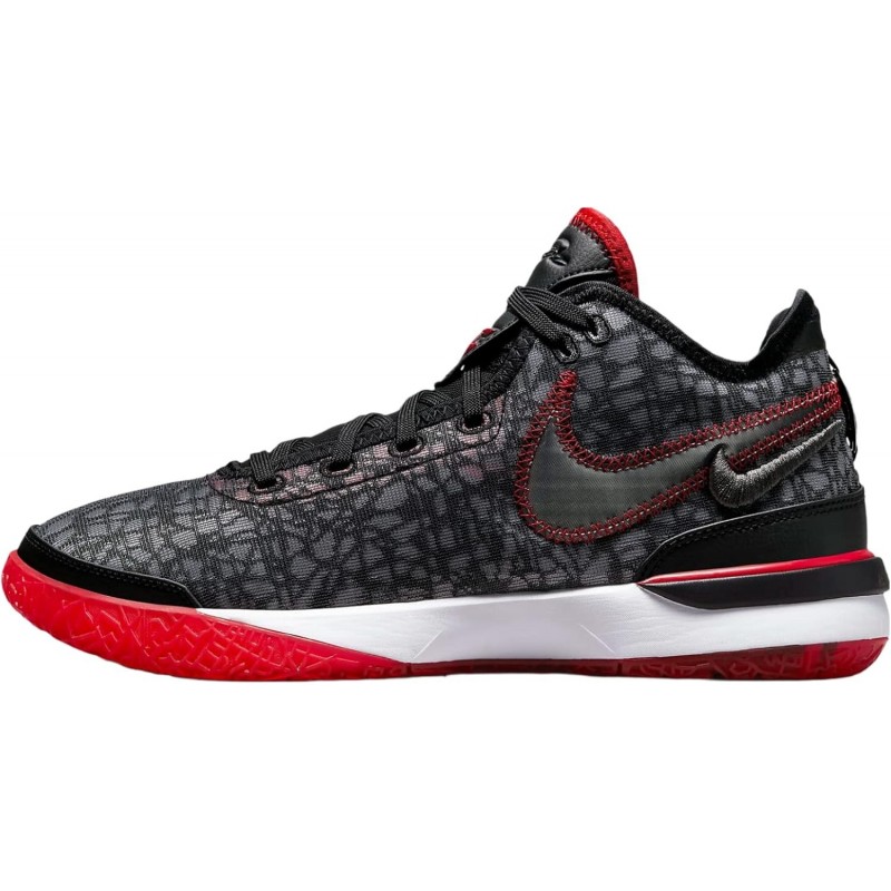 Chaussures de basket-ball Lebron NXXT Gen (DR8784-001, noir/noir/rouge université/blanc)