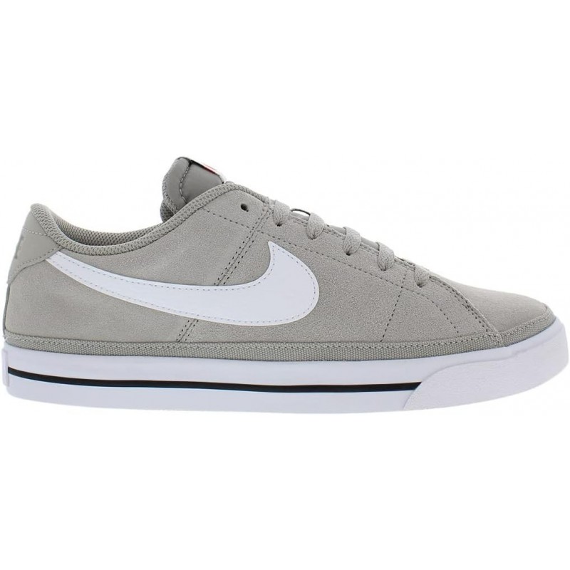 Chaussures Nike Court Legacy Suede pour homme Couleur : Gris/Blanc