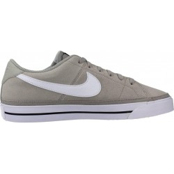 Chaussures Nike Court Legacy Suede pour homme Couleur : Gris/Blanc