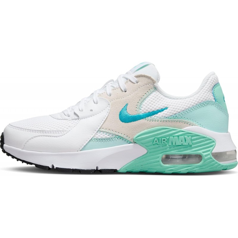 Baskets NIKE pour femmes, blanc sarcelle nébuleuse jade glace bleu