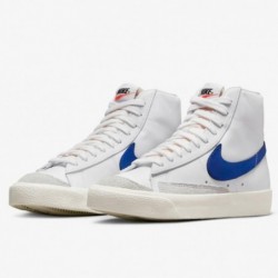 Nike Blazer Mid 77 Femme Blanc/Game Royal-Sail-Noir