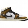 Jordan 1 Mid SE pour homme Noir/Taxi-Blanc-Voile (DQ8417 071)