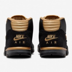 Chaussures Nike Air Trainer 1 "College Football Playoff pour homme (FJ6196-001, noir/anthracite/or métallique/feuille d'or)